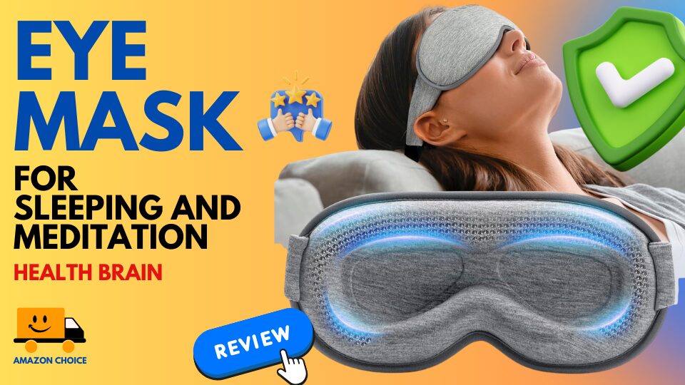 Eye Mask for Sleeping, Memory Foam, 3D Contour